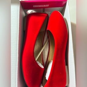 DREAM PAIRS Red Suede Kids Shoes Size 13